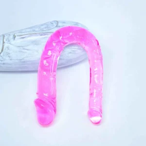 Double Dong Penetration Jelly Dildo