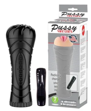 Vibrating fleshlight with 7 modes of vibration with free lubricant , Sex Toys In India